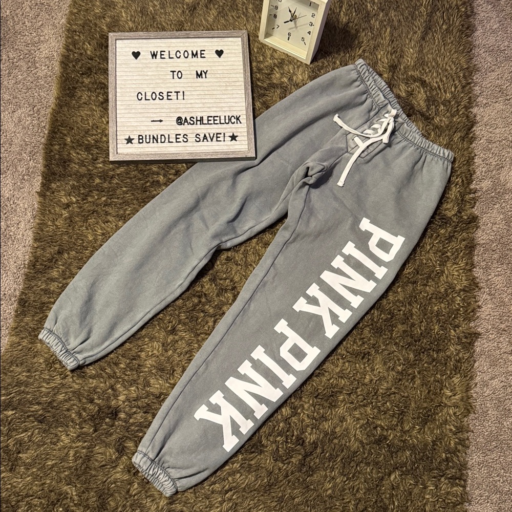 Victoria's Secret Pink Gray Sweatpants